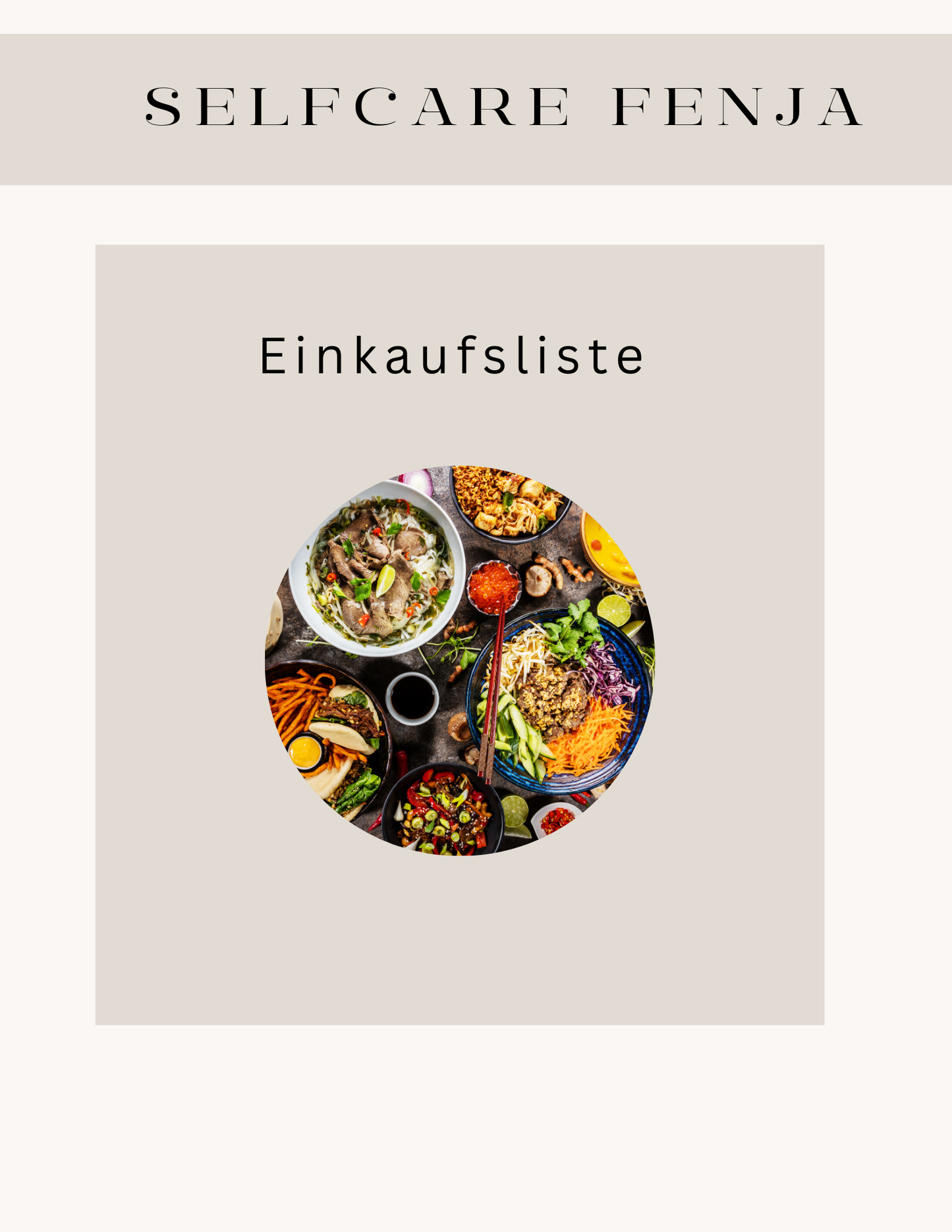 Lebensmittel (Einkaufsliste) Schilddrüsenunterfunktion & Hashimoto